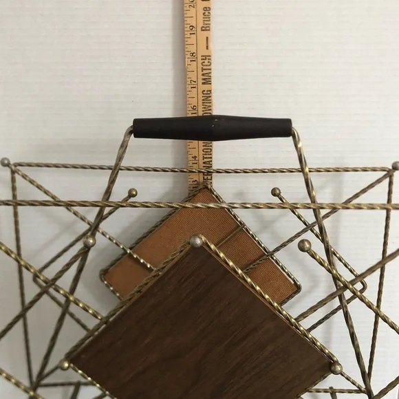 Vintage MCM Magazine Rack - Picture 13 of 13